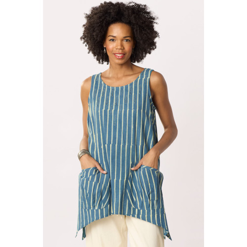 Manori Swing Tunic Tank - Deep sea