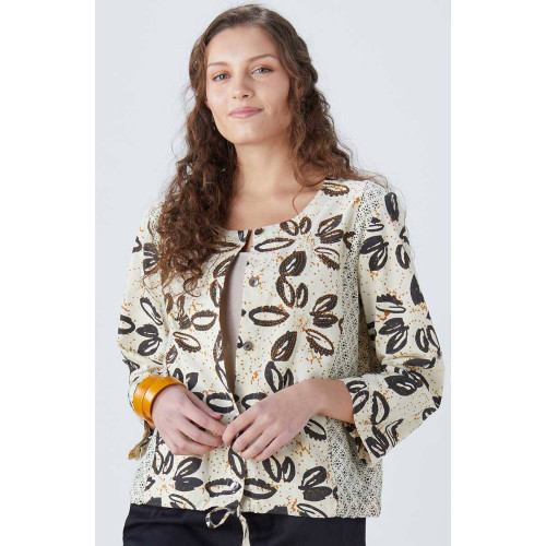 Surita Organic Jacket - Black/Natural