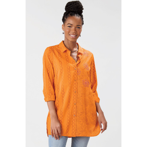 Sanaya Organic Shirt - Tangerine